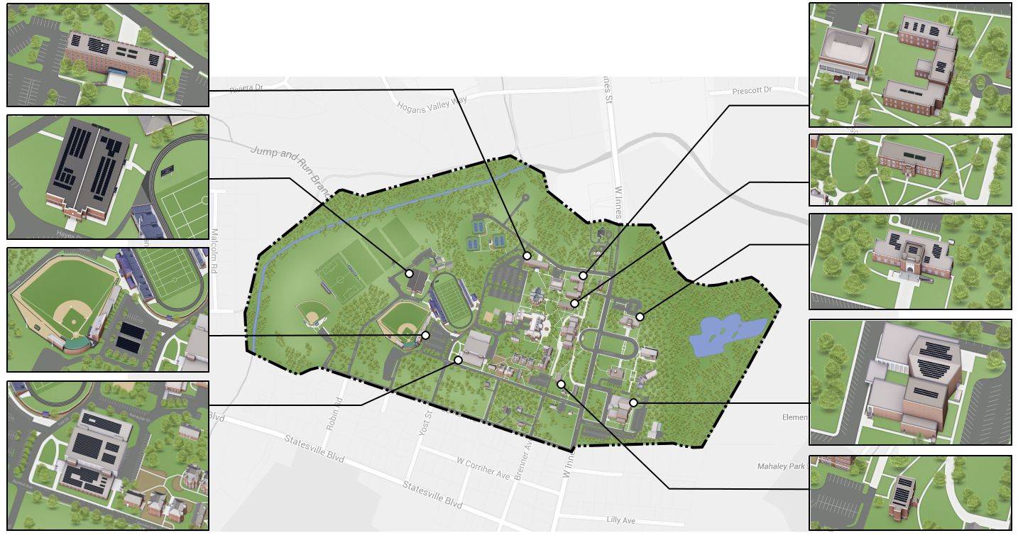Catawba College Campus Map